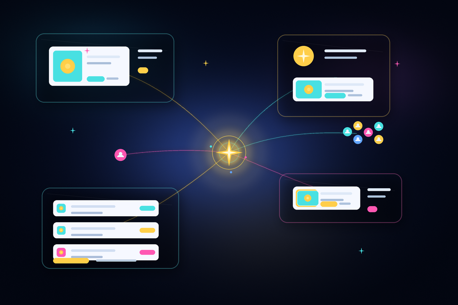 One theme block adapting storefront modules for different shopper contexts